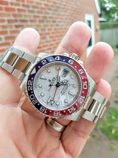 rolex meteroite dial|rolex gmt meteorite retail price.